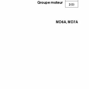 7730240 M.ATELIER MD6A-MD7A Unité Moteur